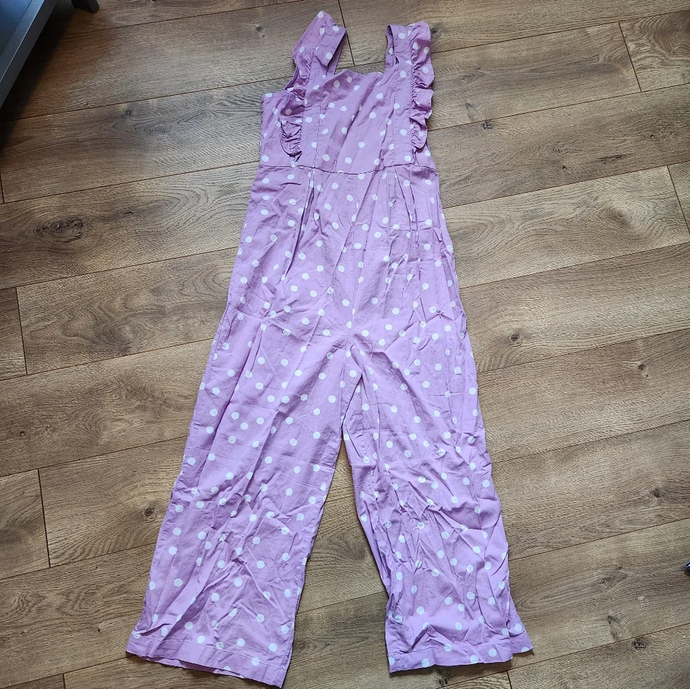 Size 14 Carters girls polka dot romper